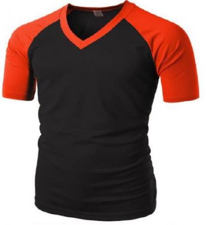 COOLMAX V-NECK T-SHIRT